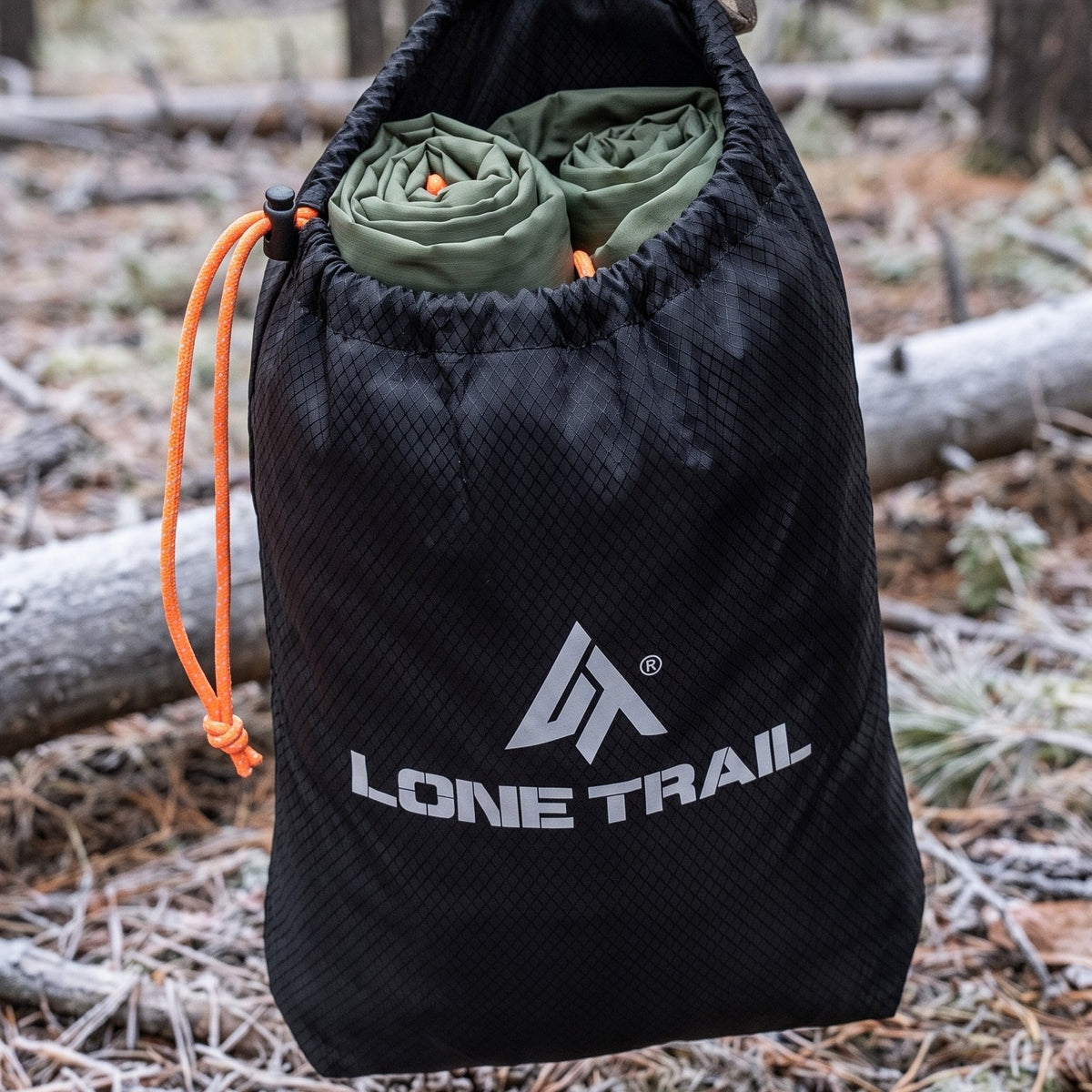 Game bags rolled up in their carrying pouch
