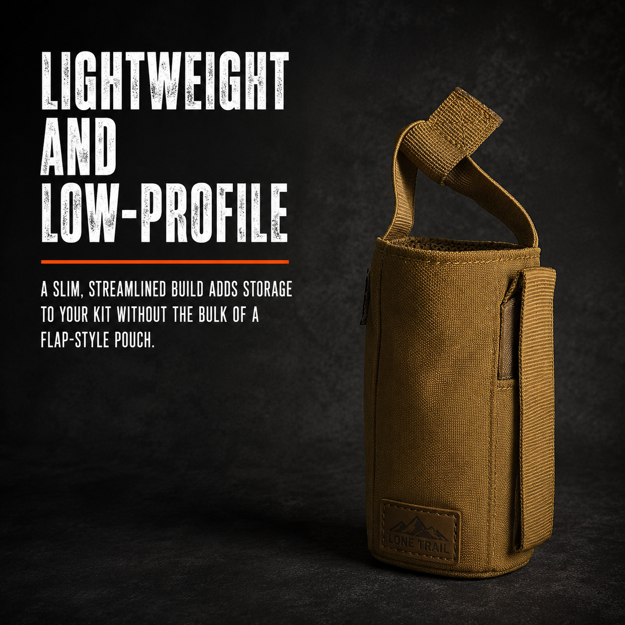 Lone Trail bear spray pouch lightweight low-profile build