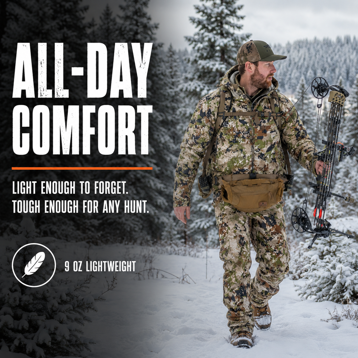 Lone Trail insulated hand muff lightweight 9 oz all-day comfort