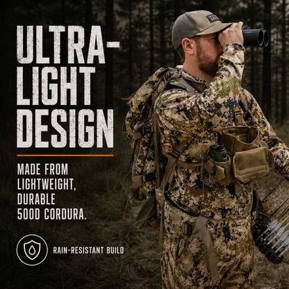 Lone Trail LT2 bino harness ultralight durable 500D Cordura build