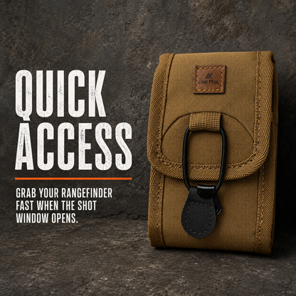 Lone Trail universal rangefinder pouch quick access for a fast shot
