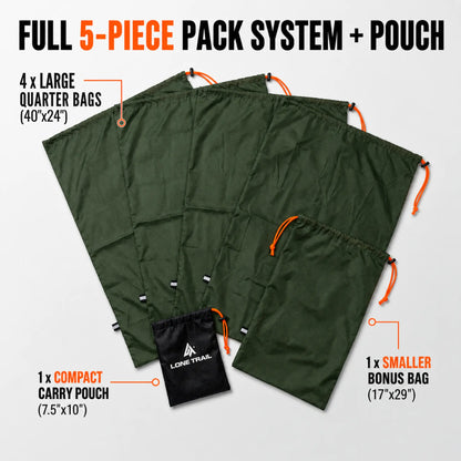 Game Bags 5-Piece Set Lone Trail