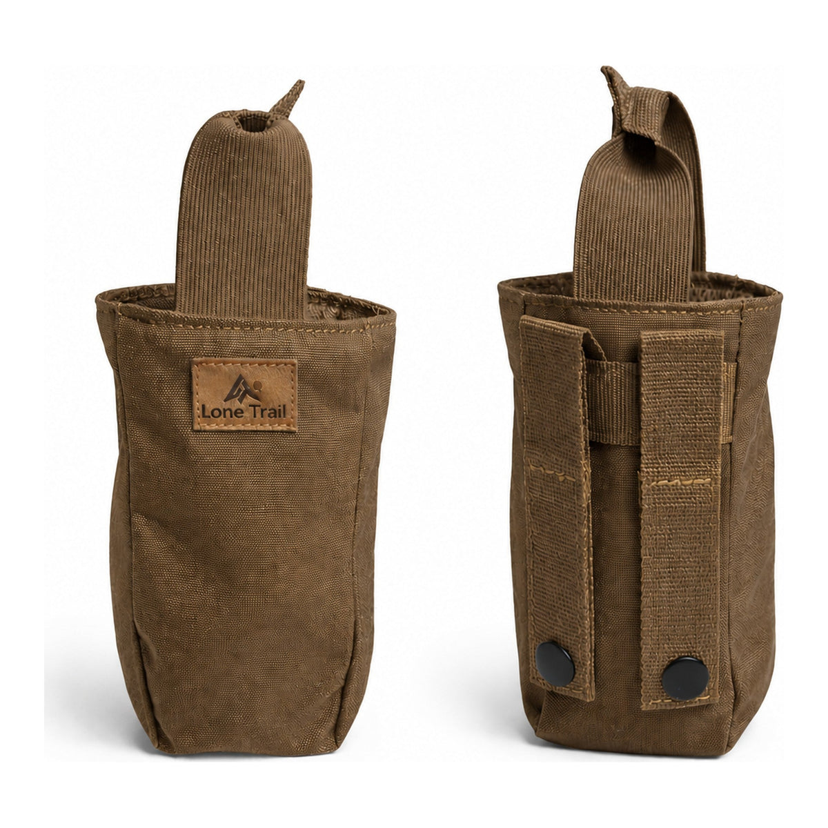 Lone Trail bear spray holster, front and back