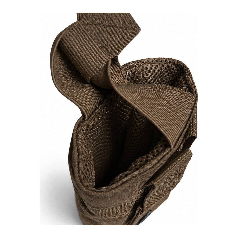 Bear spray holster interior and mesh drain