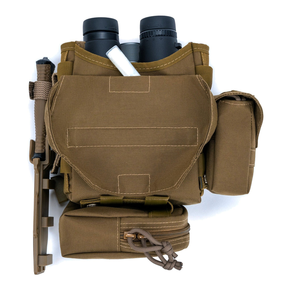 LT1 with binoculars, top view