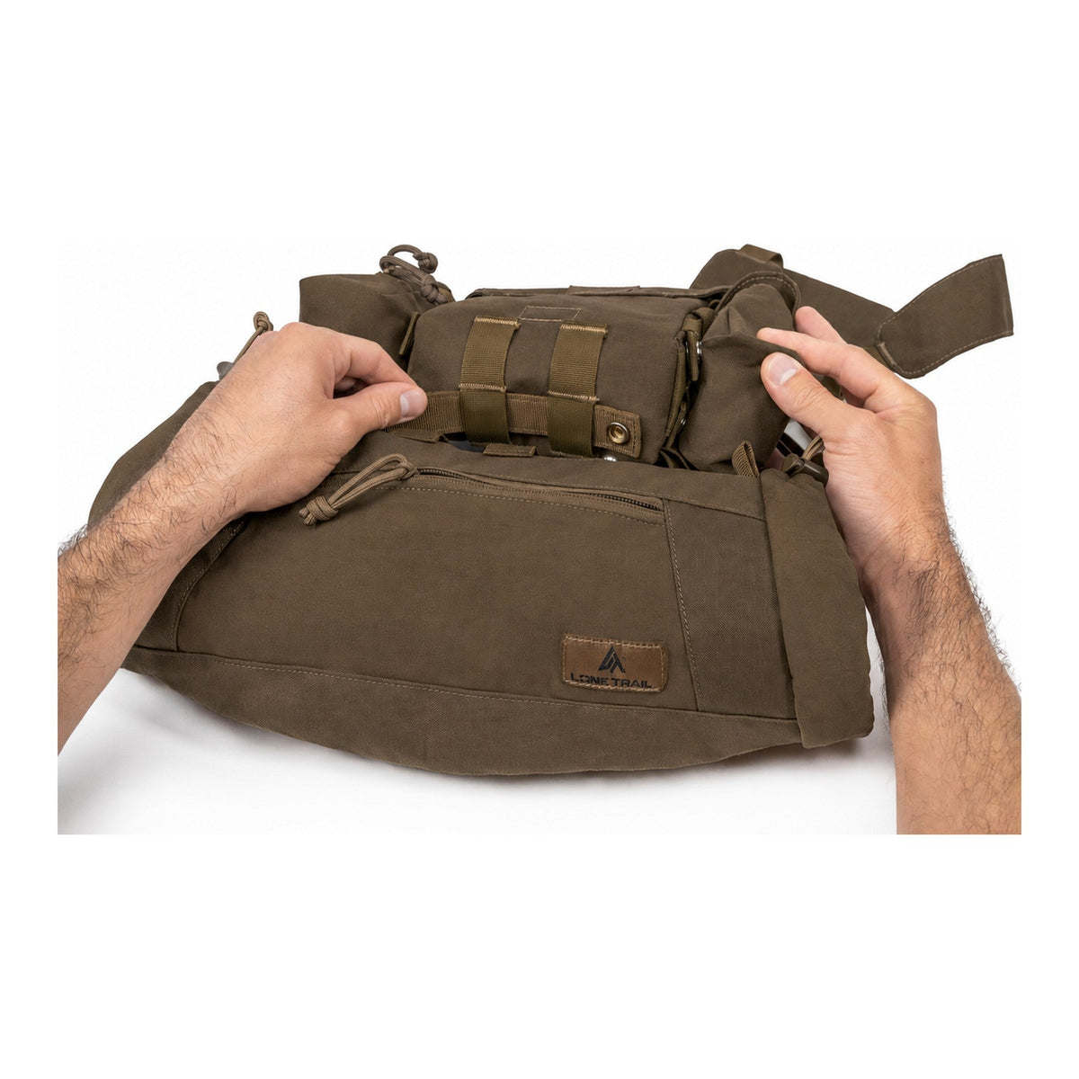 Hand muff belt and buckle