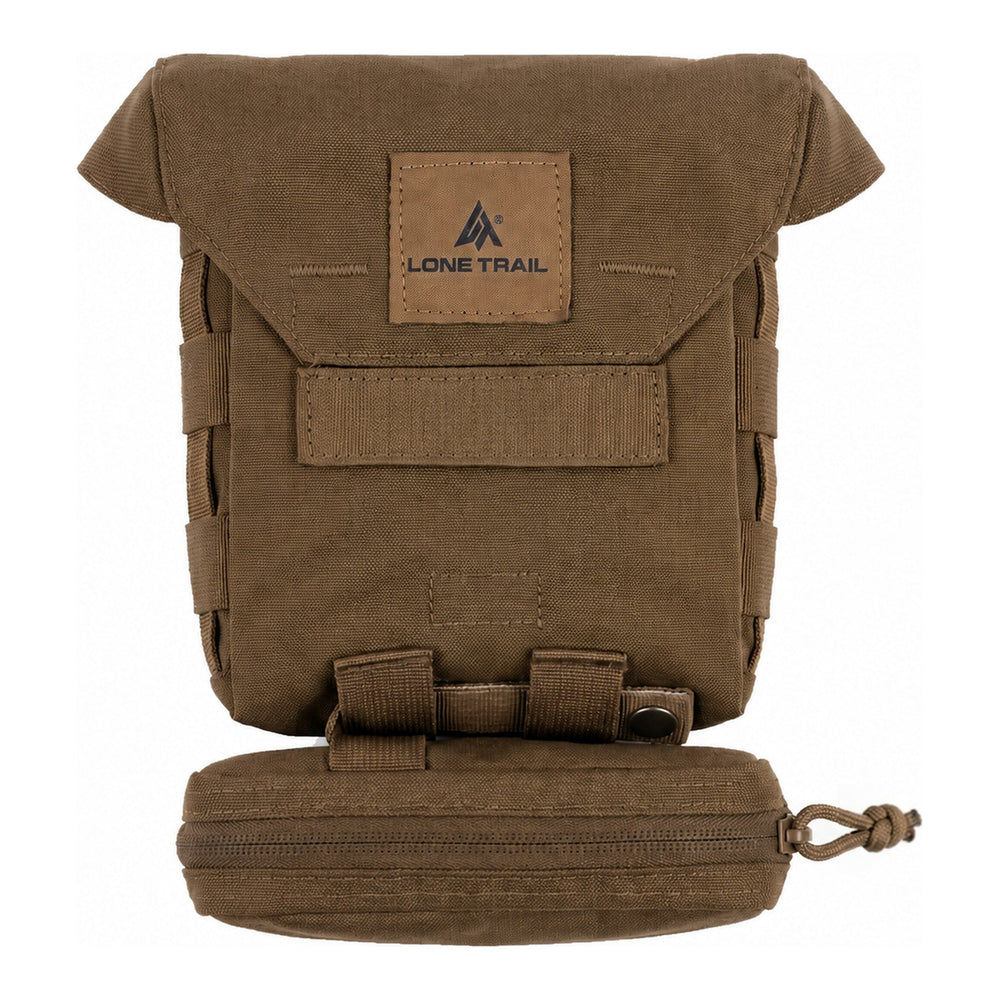 Bottom pouch snapped to the base of the LT1 chest pack