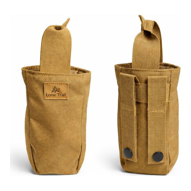 Lone Trail bear spray holster, front and back