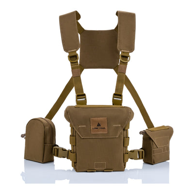 Lone Trail LT1 Bino Harness with rangefinder and utility pouches