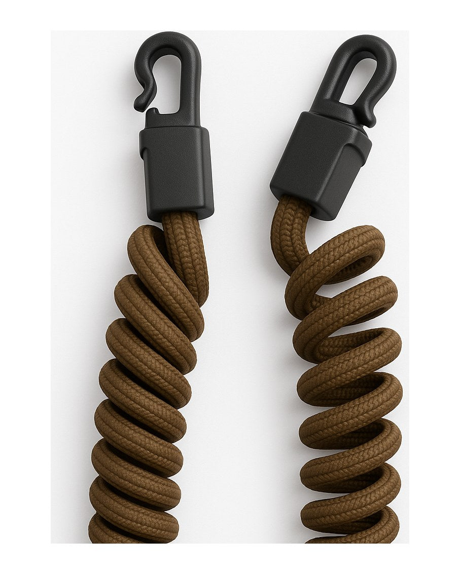 Tether non-slip gear hooks