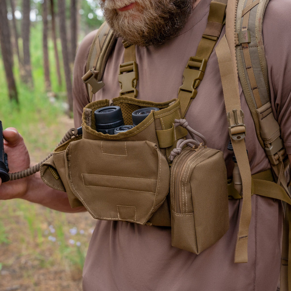Tethered rangefinder on the LT1 harness